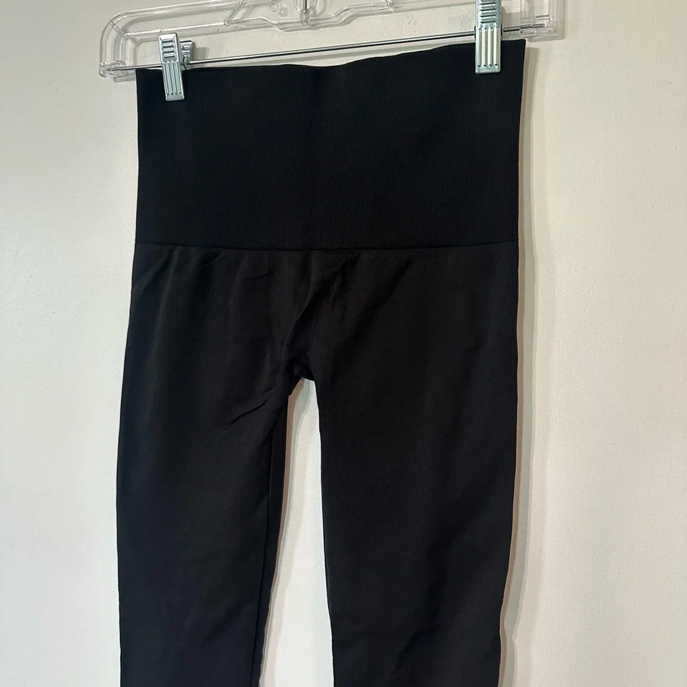 SPANX Black High-Waist Shaping Leggings